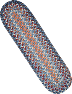 Northshire Multicolor Braided Wool Stair Tread