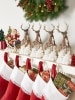 Santa's Sleigh or Prancing Reindeer Stocking Holder