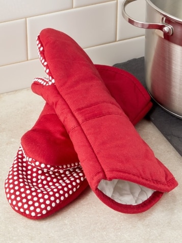 Safety Grip Silicone Dot Oven Mitt
