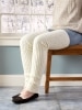 Women's White Super-Long Leg Warmers