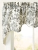 Essex Toile Lined Rod Pocket Empress Swag Pair