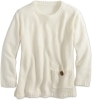 Chenille Pullover Sweater for Women in Ivory