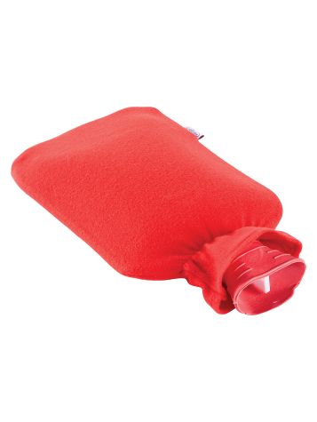 Rubber Hot Water Bottle With Fleece Cover