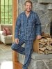 Men's Portuguese Flannel Pajamas in Orton Plaid 