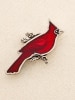 Red Cardinal Pewter Pin