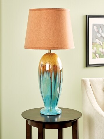 Painted Desert Ceramic Table Lamp