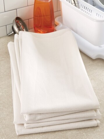 Flour Sack Off-White Cotton Towel Set