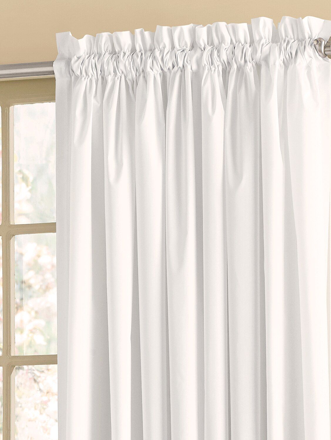 Plain And Simple Rod Pocket Curtain Panels Pair