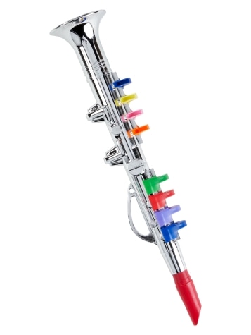 Toy Clarinet With Colored Keys for Kids