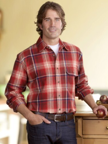 Orton Brothers Colorful Plaid Flannel Shirt For Men