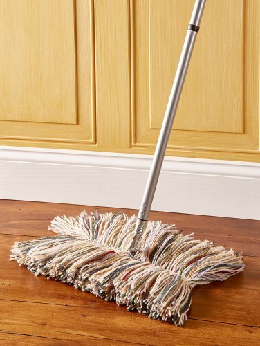 Natural Lanolin Wool Duster Swivel Head Dust Mop