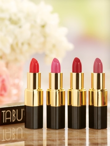 Tabu Long-Lasting Lipstick, 4 Shades