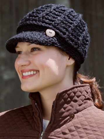 Stocking cap hotsell with brim