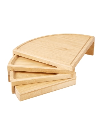 Multi-Level Bamboo Foldable Cheese Board