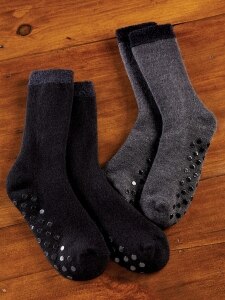 Men's Cabin Sleep Socks, 2 Pairs