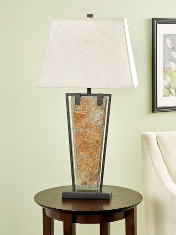 Slate Valley Oil-Rubbed Bronze Table Lamp