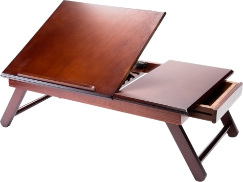 Solid Wood Flip-Top Lap Desk