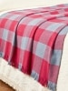 Heritage Cotton and Acrylic Plaid Blanket or Throw