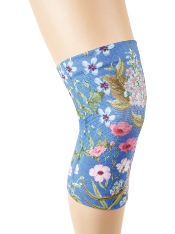 Women's Floral Knee Support Sleeve, 2 Sleeves