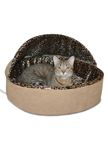 Meow Meow Kitty Deluxe Heated Cat Bed, In 2 Sizes