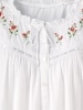 Women's Sweetheart Rose Embroidered Nightgown