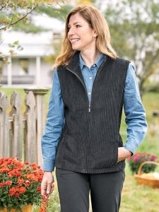 Women's Wide-Wale Corduroy Vest