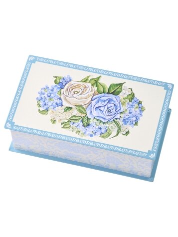 Victorian Rose Tin With Gold-Foiled Chocolates