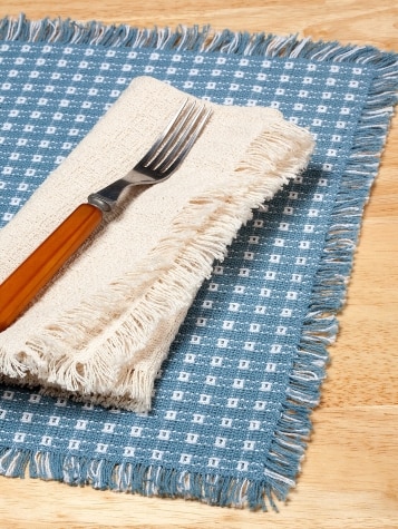 Mountain Weave Cotton Placemat, Set of 2