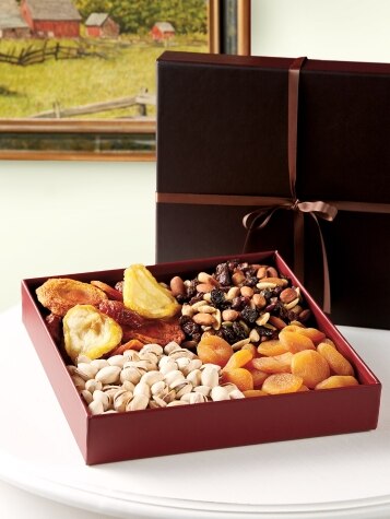 Gift Box with Dried Fruits, Nuts & Trail Mix