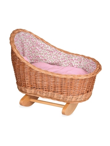 Wicker doll cradle sales