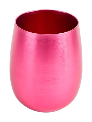 Jewel-Tone Aluminum Goblet, Set of 4