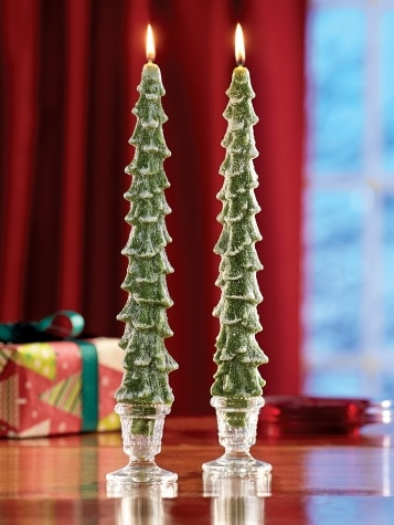 Christmas Tree Taper Candle, Single Candle