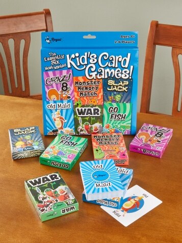 Classic Kid's Card Game, Set of 6