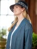 Reversible Calico Garden Sun Hat for Women 