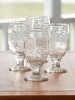 Jelly Glass, Set of 4 Water Glasses