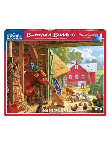 Barnyard Buddies Jigsaw Puzzle, 500 Piece