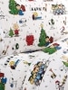 Peanuts Christmas Caroling Portuguese Flannel Sheet Set