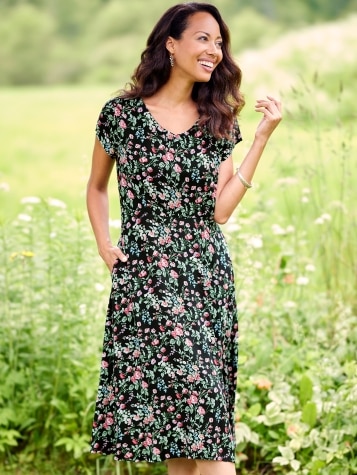 Lanz Floral Dress Vermont Country Store