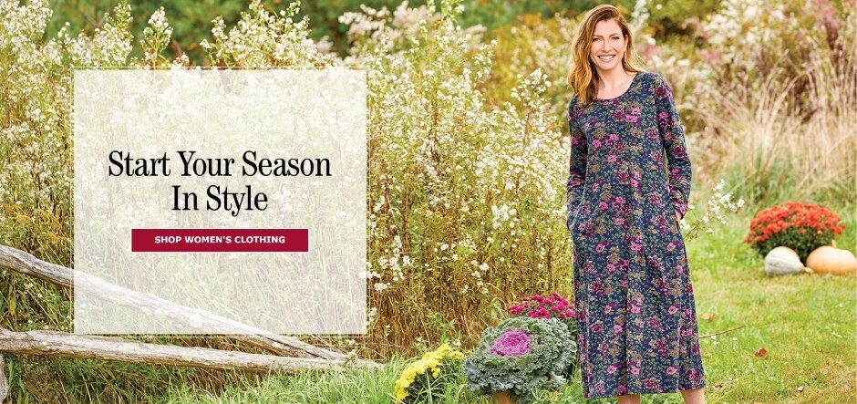 Start Your Season in Style. Shop Women's Clothing.