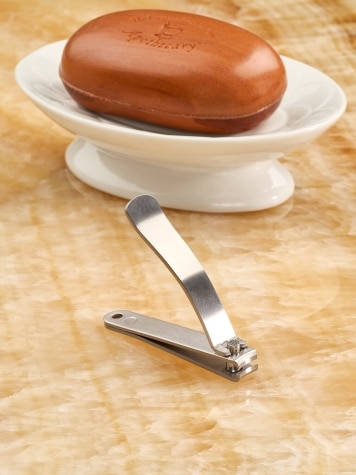 Curved Stainless Steel Fingernail Clipper