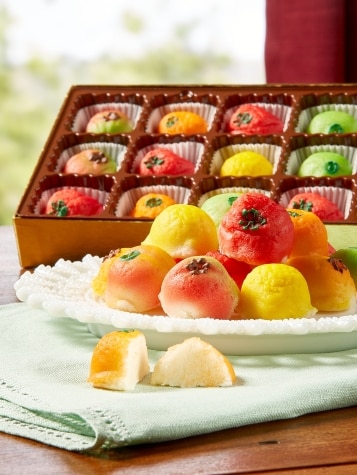 Fruit-Shaped Almond Marzipan Candies