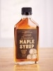 Sweet Bourbon Maple Syrup in Glass Flask