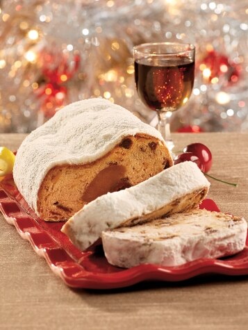 Black Forest Marzipan Stollen With Cherry Brandy