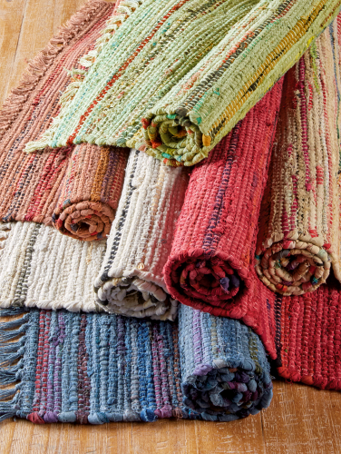 Cotton Rag Rugs Sturbridge Throw Rug