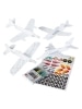 Foam Glider Plane Kit, 4 Pack