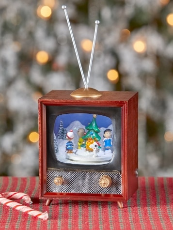 Peanuts Musical Christmas LED Television Decoration