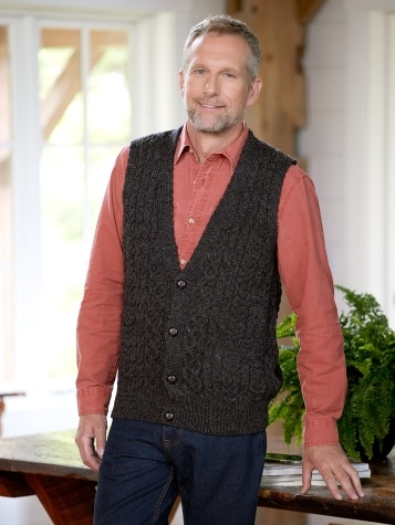Men's Irish Wool Timeless Sweater Vest