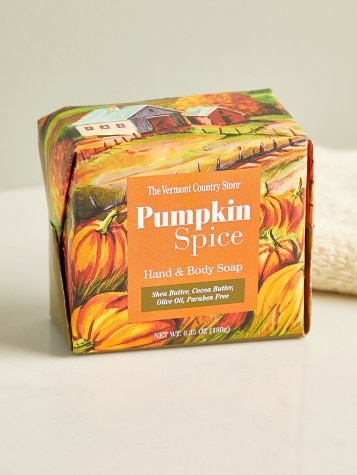 Pumpkin Spice Exfoliating Bar Soap, Set of 3