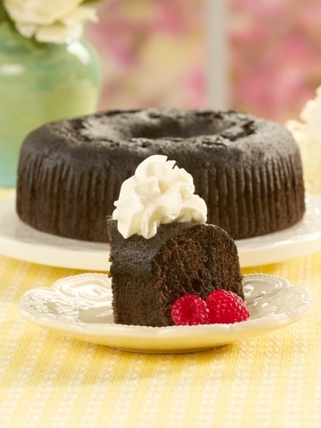 Dark Chocolate Rum Cake
