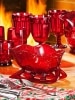 Mosser Ruby Red Glass Sleigh